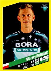 2019 Panini Tour de France #63 Maciej Bodnar Front